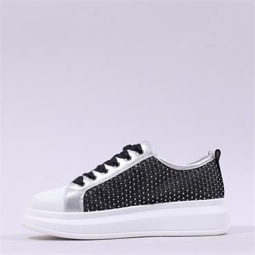 Una Healy Lollipop Stud Mesh Trainer - Vinyl